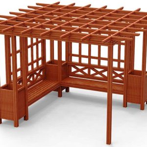 AHŞAP PERGOLA PERGULE MODEL 1