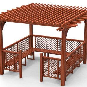 AHŞAP PERGOLA PERGULE MODEL 11