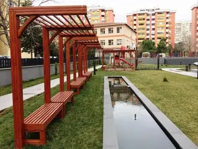 Holzpergola — Elysee