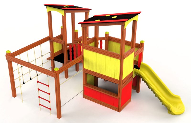KULE – ahşap çocuk oyun parkı