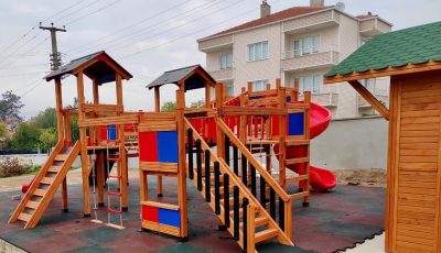 Çok kuleli ahşap oyun sistemi — Elysee